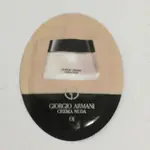 全新GIORGIO ARMANI GA 亞曼尼 黑曜岩美肌光萃 粉底液 素顏霜 1ML #01