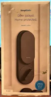 SimpliSafe - Smart Lock - Compatible with Gen 3 home security system ,- Black