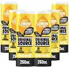 Original Source Shower Gel Lemon and Tea Tree 6 x 250ml, 100% Natural Fragrance