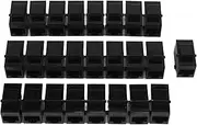 Daiilg 25 Pcs Rj45 Coupler Cat6 Jacks Inline Coupler Female to Female Insert Coupler