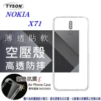 在飛比找博客來優惠-諾基亞 Nokia X71 高透空壓殼 防摔殼 氣墊殼 軟殼