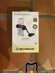 NIB Scosche Power Socket Mount for Mobile Devices Black **USB Port** CAR MOUNT