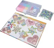 DIY Beads Craft Set, Kids DIY Fuse Beads Kit Brooch Buckle 3 Transparent Plates