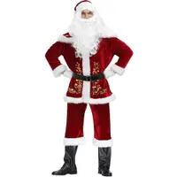 在飛比找蝦皮購物優惠-芊芊優選 M-4XL 男士聖誕老人服裝 男款聖誕節服裝 聖誕