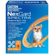 Nexgard SPECTRA - CHEWS - Very Large Dogs - 3s - 30.1-60kg - Red