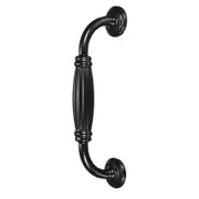 5 Pcs Furniture Knobs Black Door Handles Cupboard Wardrobe Drawer Cabinet Pull Handle