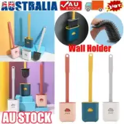 Revolutionary Soft Silicone Flex Toilet Brush With Holder Cleaning Brush Set UL