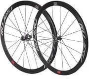 Road Bike Wheels 700C Wheel Set Front Rear Wheel Aluminum Alloy Rim 30MM Carbon C/V Brake Hub Front 2 Rear 5 Bearing Quick Release 8/9/10/11speed Cassette