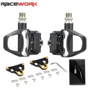 RACEWORK Road Bike Pedal Nylon Bicycle Locking pedals Cycling Bearing Cleats Cli