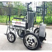 在飛比找蝦皮購物優惠-【特價優惠】悍馬電動輪椅雙人電動輪椅老年代步車殘疾人四輪電動