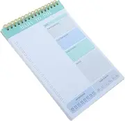 JEWEDECO Daily Planner Notepad Portable Notepad for Do Lists Grocery Lists Scheduling Tear for Management for Home Office Use