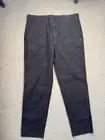 Outerknown The Utilitarian Pant Size 34x32 Flat Front Pockets Charcoal Gray New