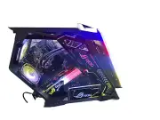 Gaming PC Intel I9 1TB SSD 16 GB 6 Fans Liquid Colling Multi Colour Glass ROG Sp