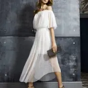 Cooper St'You Got Me' Ivory Lace Midi Dress - Glam Boho White Summer RRP $179
