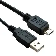 Astrotek AT-USB2MICRO-AB-1.8: USB 2.0 Digital Cable AM/Micro B 5pin Black