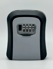 4-Digit Combination Key Lock Storage Safe Security Box Outdoor Home Portable