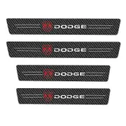 Car Stickers Carbon Fiber Sill Protector Door Threshold Scuff Plate For Dodge Ram Caliber Coolway Auto Door Entry Pedal Guards 4pcs Dodge