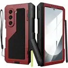 for Samsung Galaxy Z Fold 6 Case with S Pen Holder & Stylus, Z Fold 6 Metal C...