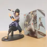 Anime ninja Shippuden Uchiha Sasuke Sword battle action Figure Statue No Box 11i