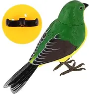Generic Electric Chirping Bird Interactive Singing Bird Figurine Bright Colors Lifelike Sound Simulation for Home Decor and Engaging Ages