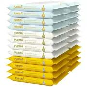 Large Flushable Feminine Wipes - Jasmine Scent Wet Wipes for Women 12 CT x 24 PK