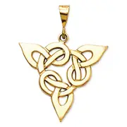 14k Yellow Gold Trinity Pendant