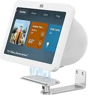 Laivli Wall Mount for Show 8 (3rd Gen), Aluminum Show 5 Stand with Strong Magnetic, Tilt Forward-Backward and Swivel Horizontally for Viewing, Smart Display Stand for Show 8 3rd Generation (Silver)