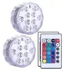 RGB Color Changing Floating Pool Lights for Swimming Pool Pond Tub, 2 Pack