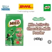 1 x SOFT PACK NESTLE MILO ACTIV-Go Chocolate Malt Powder Drink 400g/14oz