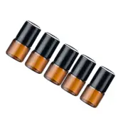 5 PCS Essential Oil Roller Bottle Perfume Dispensing Bottles Glass