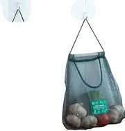 Mesh Net Hanging Deposit Bags Fruit Vegetable Garlic Onion Home Hollow Mesh Bag Reusable Kitchen Accessories 网状网悬挂收纳袋水果蔬菜大蒜洋葱家用中空网袋可重复使用厨房配件/538