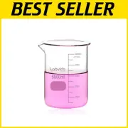 5000ml Griffin Low Form Glass Beaker, 3.3 Borosilicate for Precise Measurement