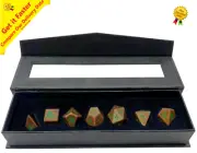 ULTRA PRO Gaming Accessories Dungeons & Dragons Heavy Metal 7 RPG Dice Set NEW
