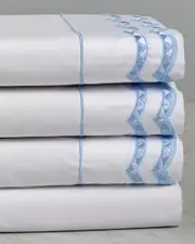 Maurizio Italy Double Scallop Sheet Set