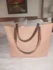 Go Forth Good Large Avery tote peach fuzz