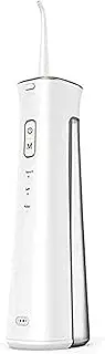 FREEZYMAN Teeth Cleaner Portable Water Flosser,USB Rechargeable Cordless Teeth Cleaner Oral Irrigator, with 3 Modes,150ml Water Tank,LCD Battery Indicator and 360° Rotating Nozzle,Easy to Operate