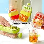 One-Click Molding Cooling Cup,Instant Ice Maker,Zero-Contact Design,Straw Includ