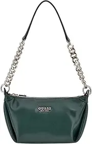 [GUESS] Eco Evaine Top Zip Shoulder Bag Forest, Forest