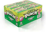 Sour Punch Watermelon Sour Straws, 2oz Tray, (24 Pack)