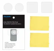 TELESIN Lens and Screen Protectors for DJI Action 2 - HD Film (2-Pack)