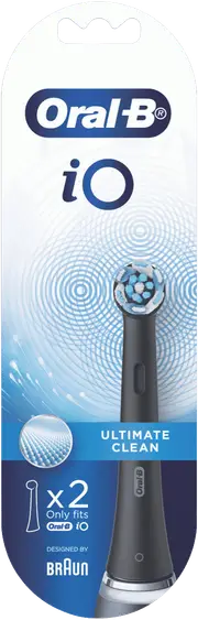Oral B IO Black Ultimate Clean Replacement Heads 2Pk