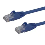 Star Tech 0.5m Snagless Cat6 UTP Ethernet LAN Cable Network/Patch Cord RJ45 Blue