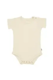 Bonds Baby Kids Short Sleeve Waffle Bodysuit sizes 00 0 Colour Macadamia
