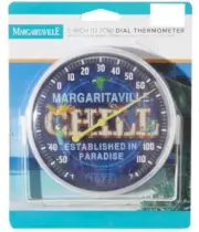 5" Margaritaville Indoor/Outdoor Dial Bracket Thermometer “Chill”