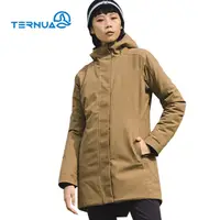 在飛比找PChome24h購物優惠-TERNUA 女環保紗防水透氣連帽保暖外套1643071 /