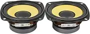 FCFZBTBNM 2Pcs 3 Inch Portable Speaker 4 Ohm 10W Full Range Sound Amplifier Speaker Multimedia Loudspeaker DIY Amplifier Home Audio Bookshelf Speaker
