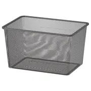 TROFAST mesh storage box, dark grey, 42x30x23 cm