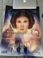 STAR WARS CELEBRATION ANAHEIM 2022 Princess Leia Beacon of Hope Art PRINT