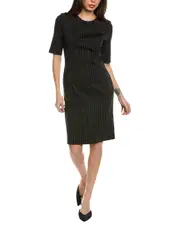 St. John Pinstripe Sheath Dress