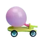 DIY Balloon Power Car Force Kit Technology Experiment Educational Kid Toy 91